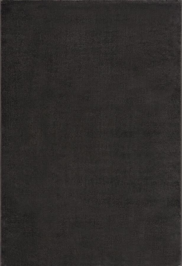 Muratap Tapijtenloods Uni Effen Vloerkleed Laagpolig Donker Grijs 350x450 CM Modern Vloerkleed Laagpolig Tapijt