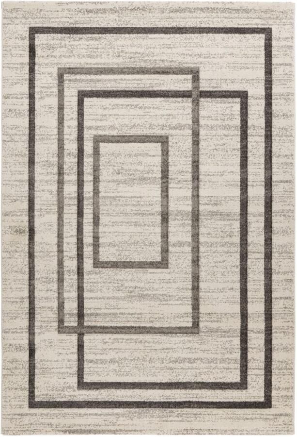 Muratap Trendy Home Loom Modern Vloerkleed Abstract Laagpolig Hoge dichtheid Soft Touch Beige Creme- 160x230 CM