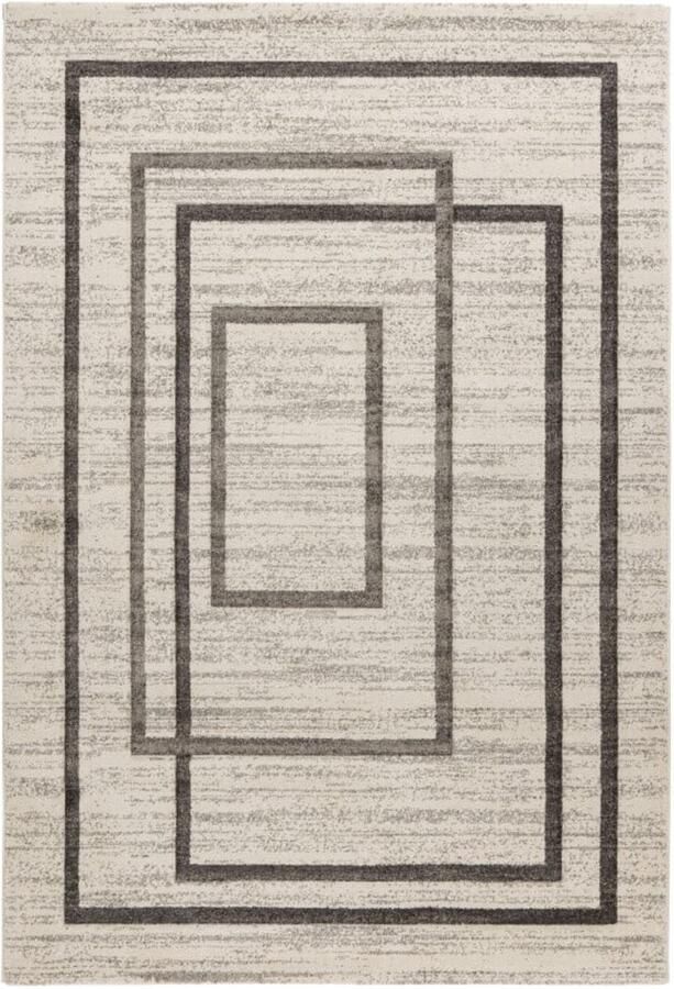 Muratap Trendy Home Loom Modern Vloerkleed Abstract Laagpolig Hoge dichtheid Soft Touch Beige Creme- 120x170 CM