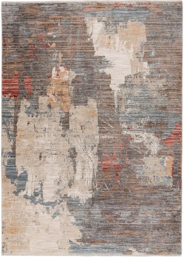 Muratap Vintage Herman Art Vloerkleed Laagpolig 100% Polyester Soft Touch Multikleur- 120x170 CM