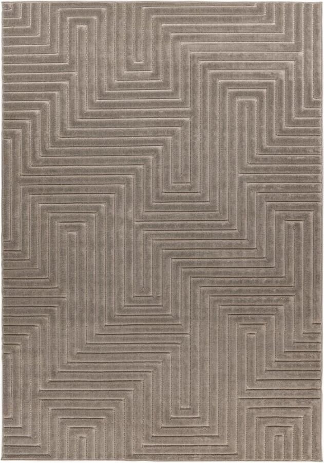 Muratap Viva Indoor & Outdoor Japandi Buitenkleed Effen Vloerkleed Tuin Grijs- 120x170 CM - Foto 2