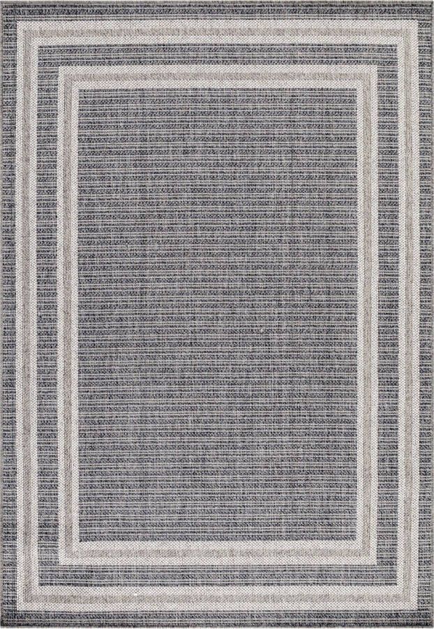 Muratap Tapijtenloods Aruba Binnen & Buiten Vloerkleed Laagpolig Grijs- 80x250 CM - Foto 2