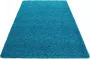 Muratap Tapijtenloods Dream Shaggy vloerkleed Turquoise Hoogpolig- 65x130 CM - Thumbnail 1