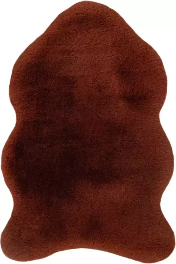 Muratap Heaven Vacht Vloerkleed Hoogpolig Terra- 60x90 CM Schapenvacht Imitatie Dierenvel