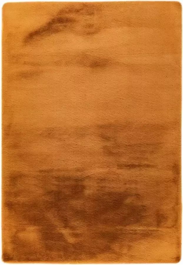 Muratap Tapijtenloods Heaven Vacht Vloerkleed Hoogpolig Soft Touch Goud- 200 CM ROND