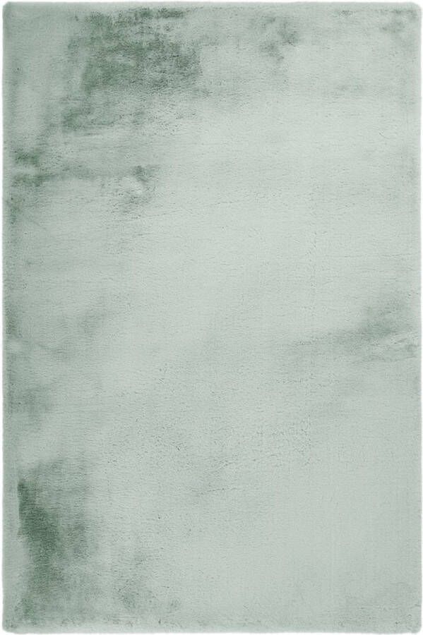 Muratap Tapijtenloods Heaven Vacht Vloerkleed Hoogpolig Soft Touch Pastel Groen- 200 CM ROND