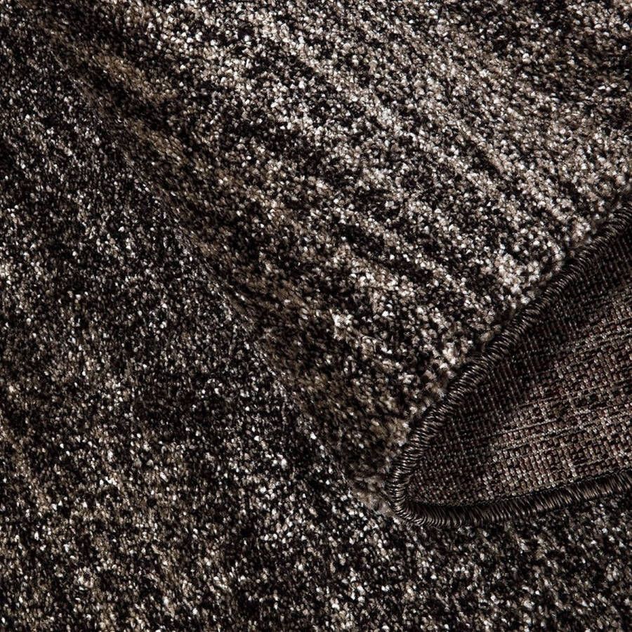 Muratap Tapijtenloods Loft Modern Effen Bruin vloerkleed Laagpolig- 80x200 CM