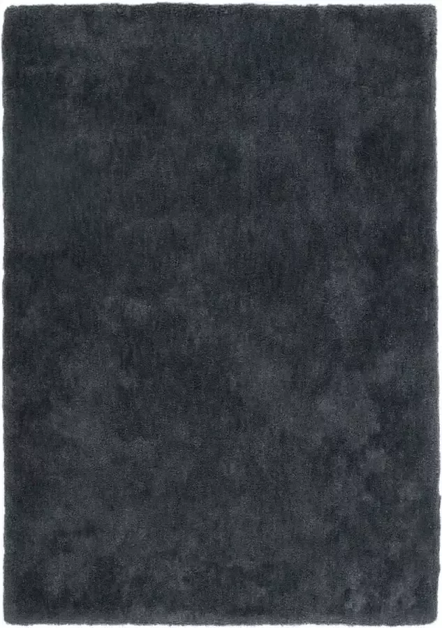 Muratap Tapijtenloods Luxe Velvet Soft Fluffy Effen Tapijt Hoogpolig Vloerkleed Antraciet- 80x150 CM