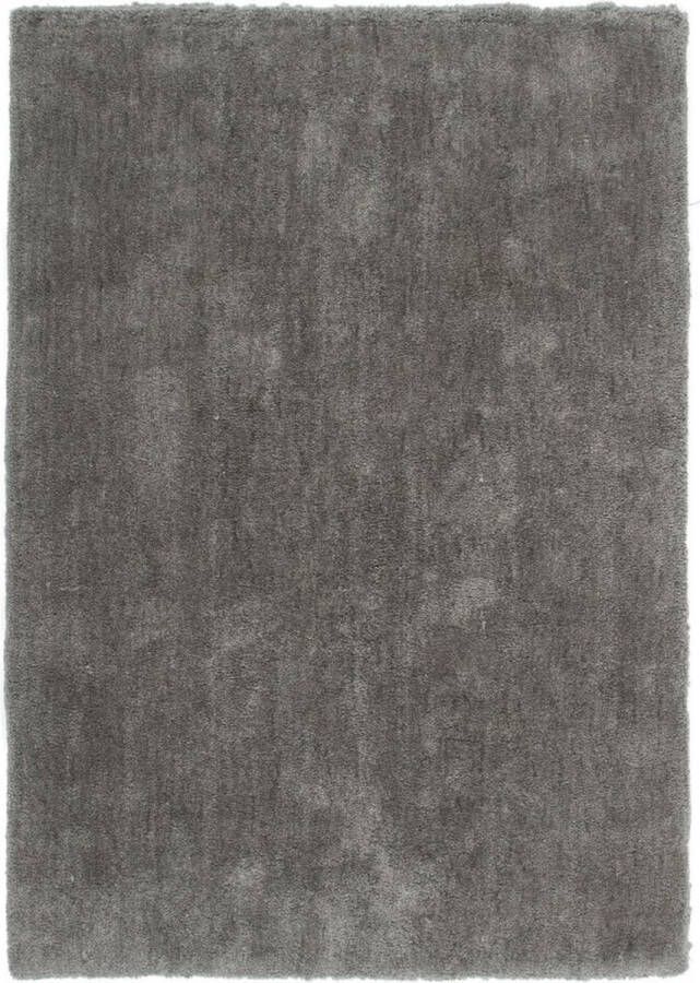 Muratap Tapijtenloods Luxe Velvet Soft Fluffy Effen Tapijt Hoogpolig Vloerkleed Grijs- 60x110 CM