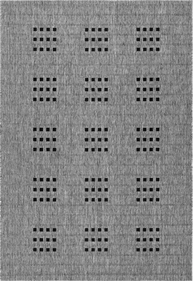 Muratap Bali Sula Outdoor Vloerkleed Binnen en Buiten Laagpolig Grijs- 200x290 CM