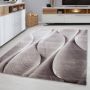 Muratap Tapijtenloods Parma Design Vloerkleed Bruin Beige Laagpolig- 200x290 CM - Thumbnail 1