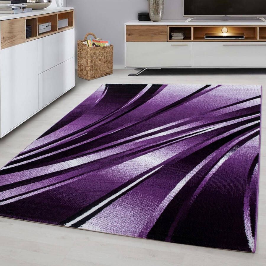 Muratap Tapijtenloods Parma Design Vloerkleed Paars Laagpolig- 120x170 CM