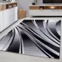 Muratap Tapijtenloods Parma Design Vloerkleed Zwart Grijs Laagpolig- 200x290 CM - Thumbnail 26