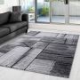 Muratap Tapijtenloods Parma Design Vloerkleed Zwart Grijs Laagpolig- 200x290 CM - Thumbnail 7