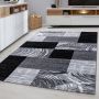 Muratap Tapijtenloods Parma Design Vloerkleed Zwart Grijs Laagpolig- 200x290 CM - Thumbnail 31