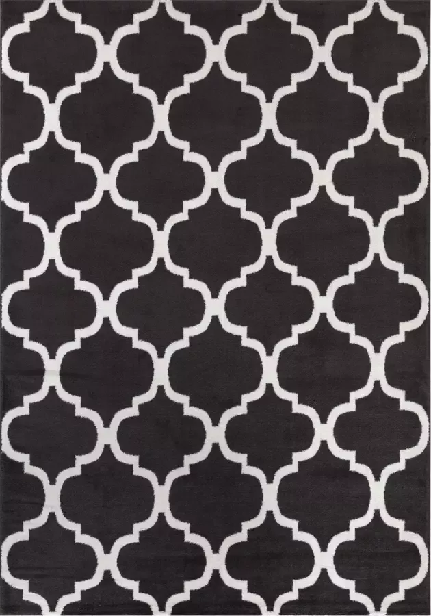 Muratap Tapijtenloods Passion Casablanca Vloerkleed Grijs Wit Laagpolig 120x170 CM