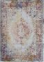 Muratap Tapijtenloods Picasso Keshan Vintage Vloerkleed Multi Beige Laagpolig- 80x150 CM - Thumbnail 1