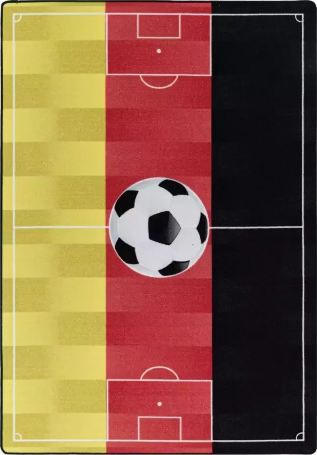 Muratap Tapijtenloods Play Vloerkleed Kinderkamer Voetbal Duitsland Laagpolig 80x120 CM