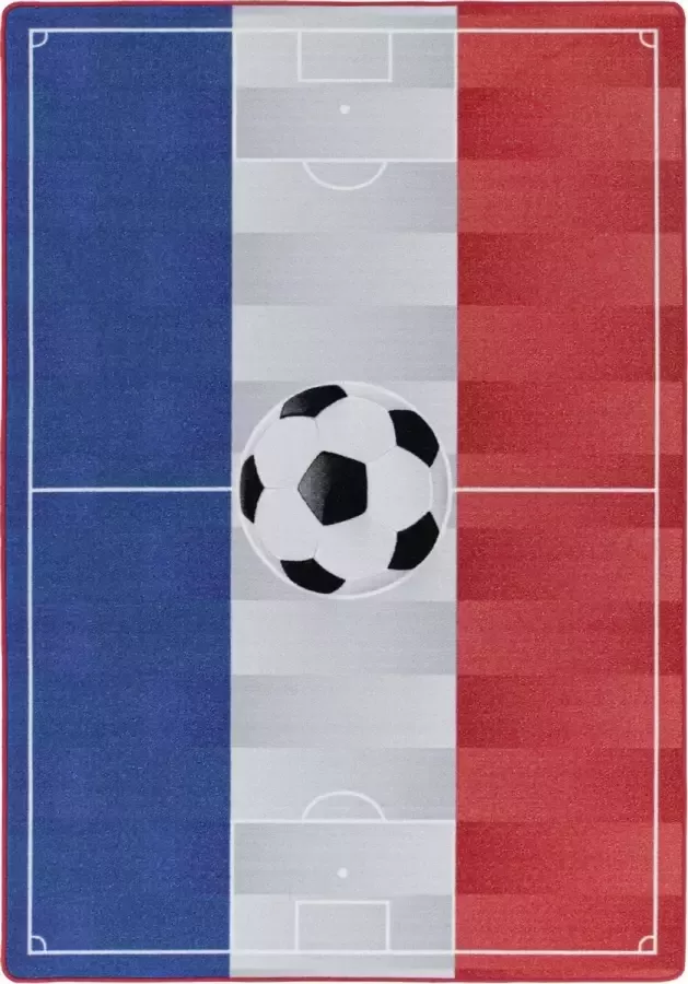 Muratap Tapijtenloods Play Vloerkleed Kinderkamer Voetbal Nederland Laagpolig- 160x230 CM