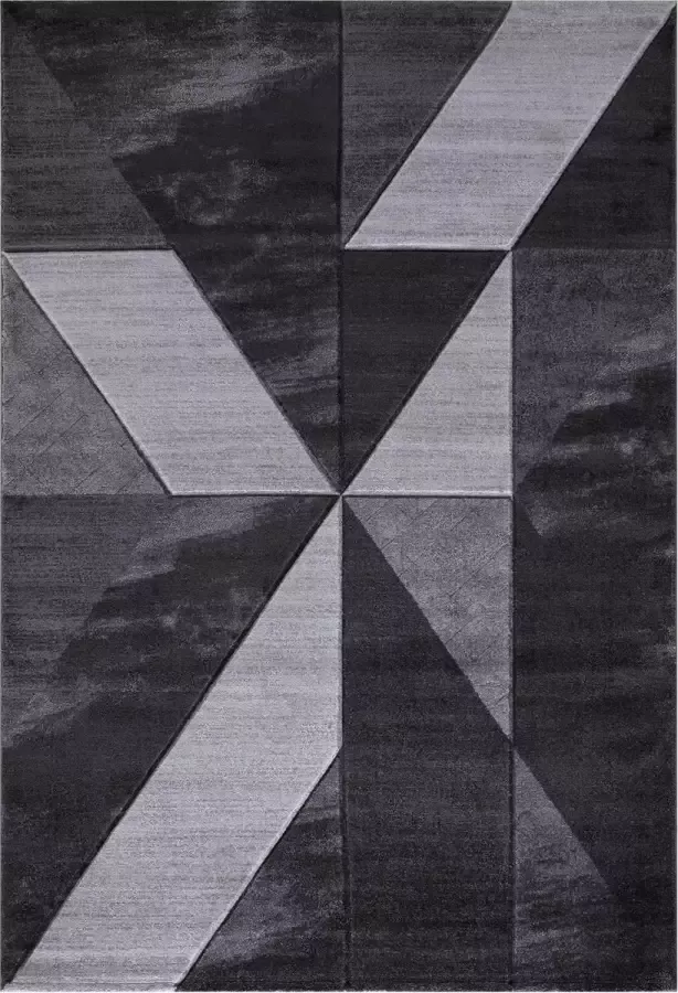 Muratap Tapijtenloods Relax Abstract Vloerkleed Grijs Laagpolig 200x290 CM