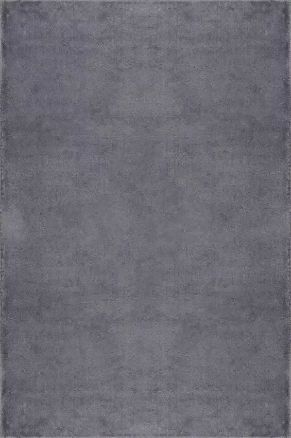 Muratap Tapijtenloods Samba Soft Fluffy Vloerkleed Laagpolig Antraciet- 80x150 CM - Foto 2