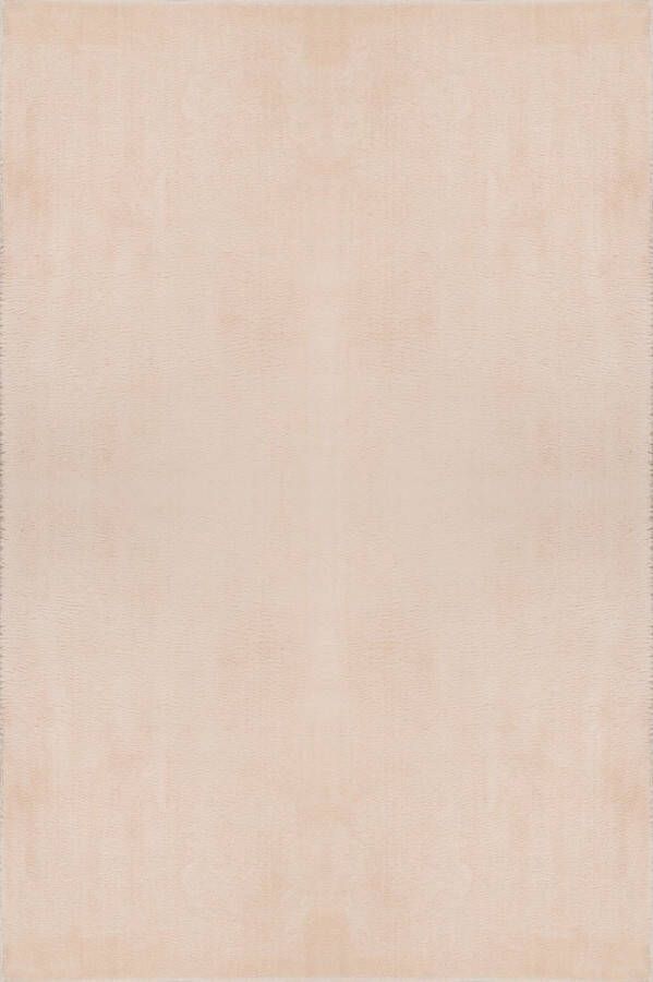 Muratap Tapijtenloods Samba Soft Fluffy Vloerkleed Laagpolig Beige- 240x340 CM