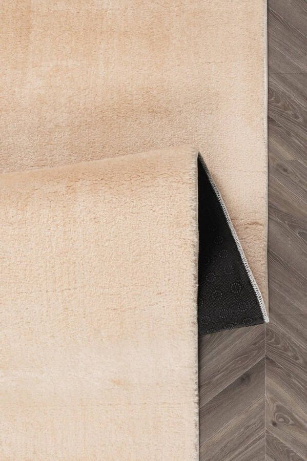 Muratap Tapijtenloods Samba Soft Fluffy Vloerkleed Laagpolig Donker Beige- 140x200 CM - Foto 2
