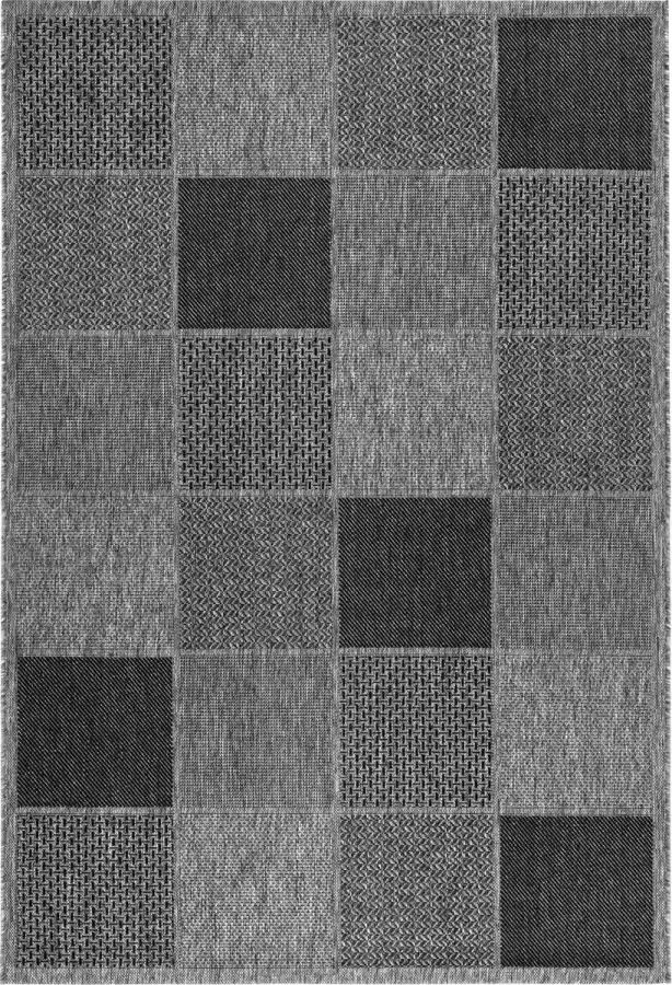 Muratap Bali Batu Outdoor Vloerkleed Binnen en Buiten Laagpolig Grijs- 200x290 CM