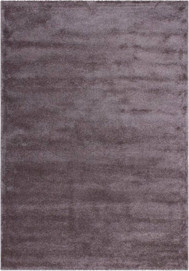 Muratap Tapijtenloods Velvet Soft Laagpolig Effen Vloerkleed Fluweel Pastel Paars- 200x290 CM
