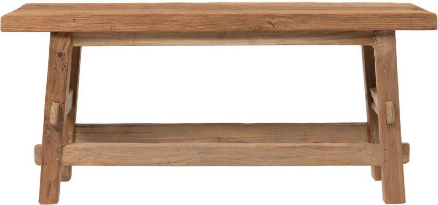 Must Living Bench Tuscany 45x100x29 cm rustic recycled teakwood top 4 cm - Foto 1