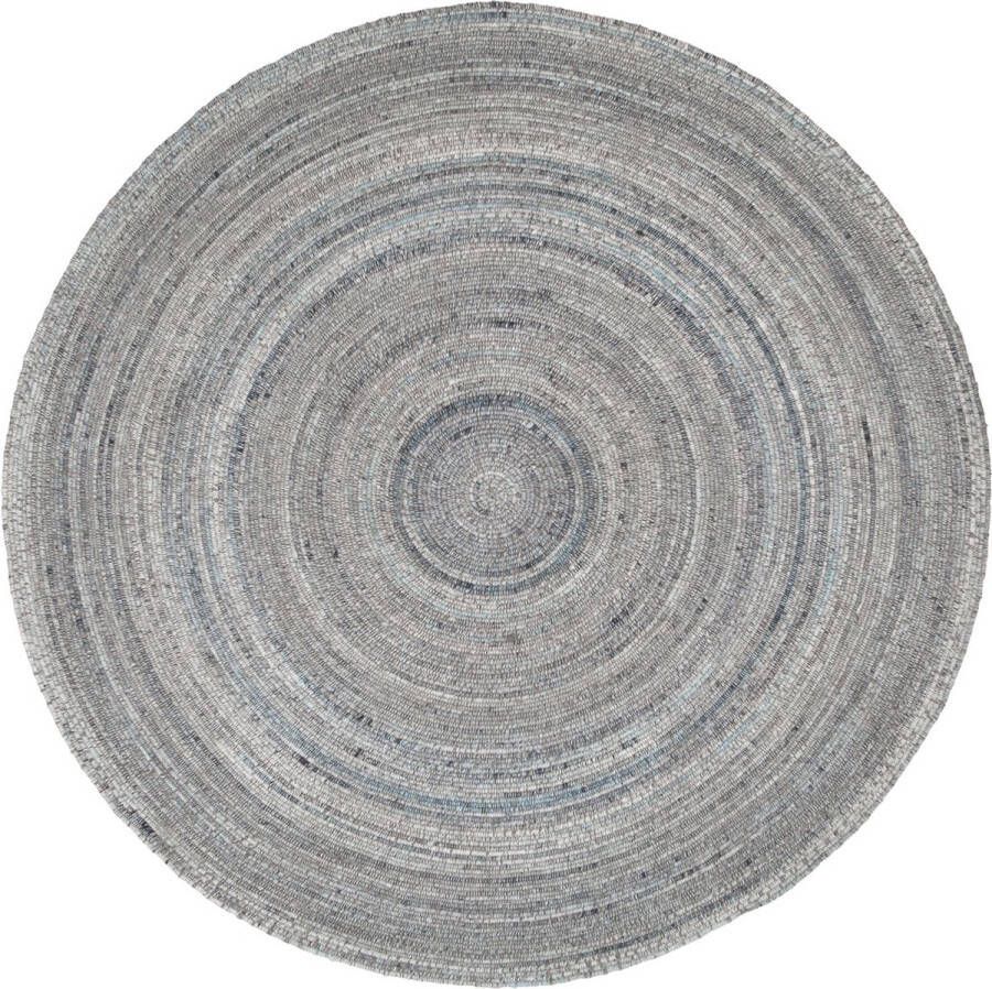 Must Living Carpet Sterling round large Ø200 cm Blue 80% wool 20% polyester