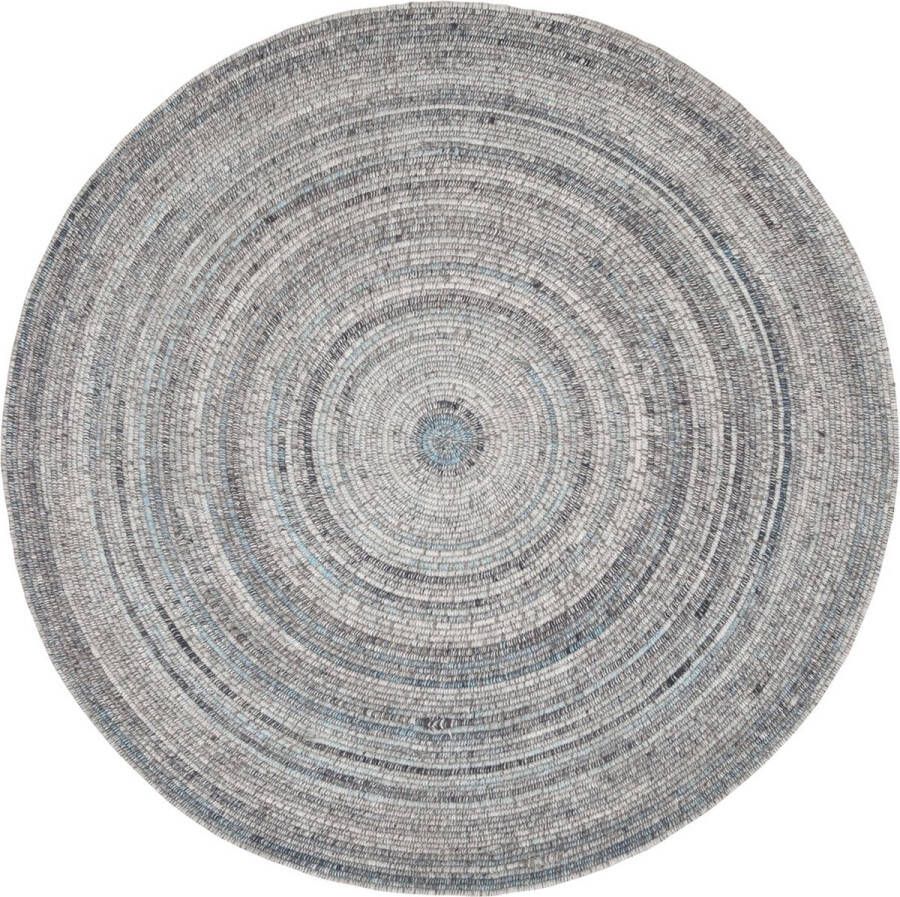 Must Living Carpet Sterling round small Ø150 cm Blue 80% wool 20% polyester