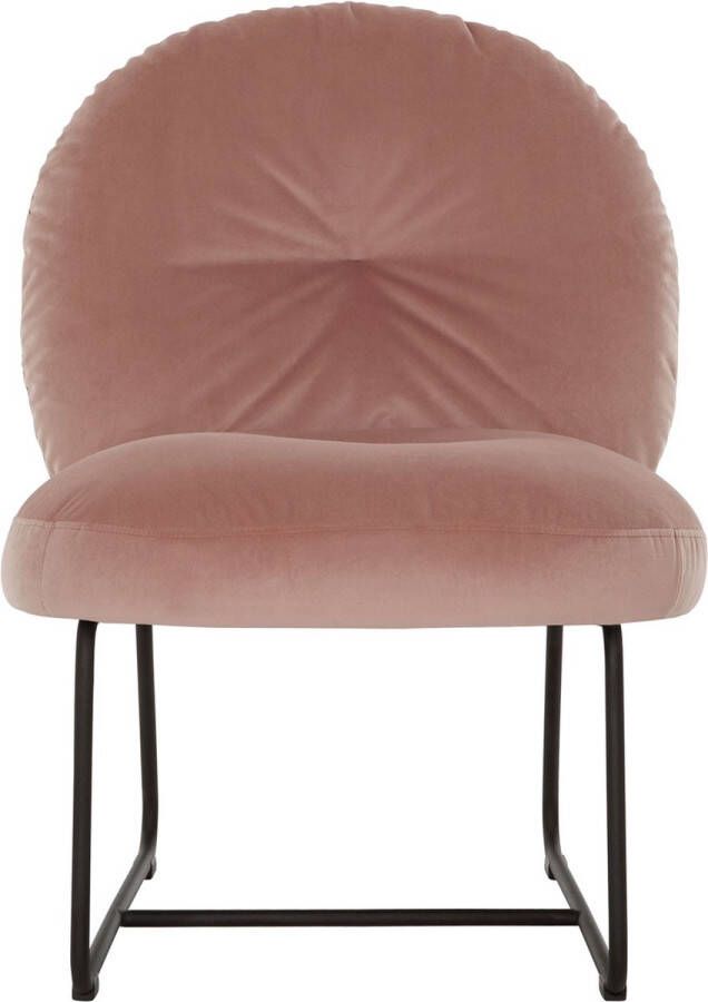 Must Living Lounge chair Bouton 79x60x80 cm smooth pink