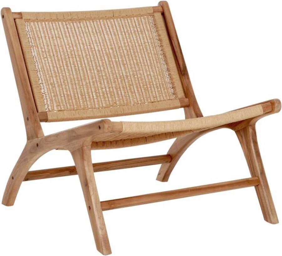 Must Living Lounge chair Lazy Loom Natural 69x65x76 cm teakwood - Foto 2