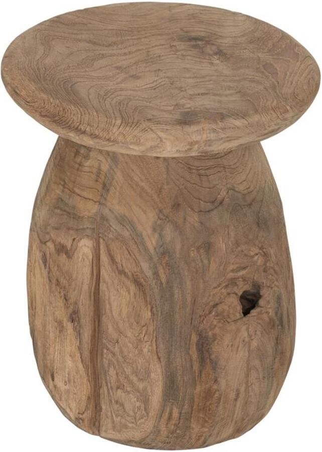 Must Living Antiques Side table Bromo ±40xØ35 cm recycled teakwood