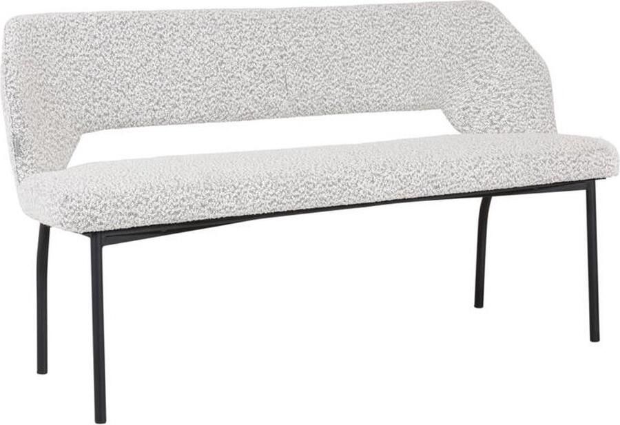 Must Living Bench Bloom 150 86x150x57 cm bouclé light grey
