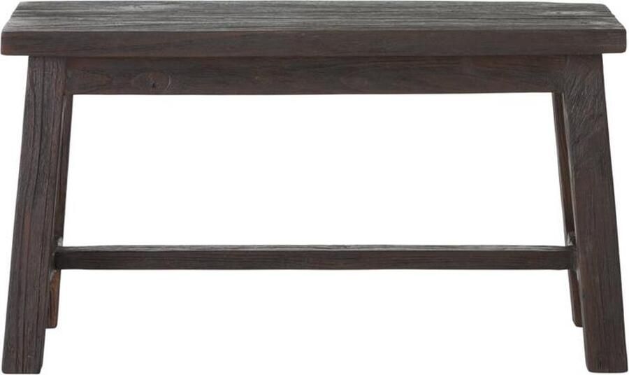 Must Living Bench Trinity Brown 45x80x32 cm brown recycled teakwood with natural cracks
