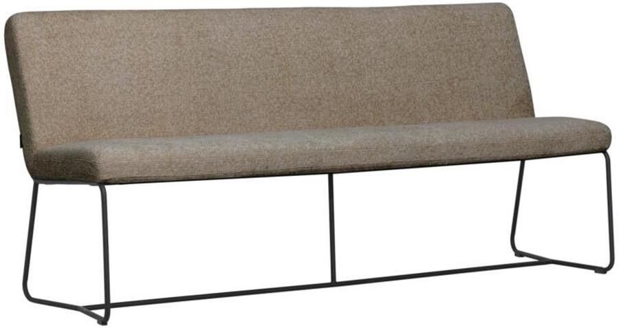 Must Living Bench Zola 190 88x190x62 cm glossy brown