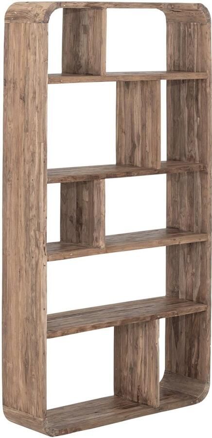 Must Living Bookcase Corso 200x110x30 cm extreme rustic teakwood