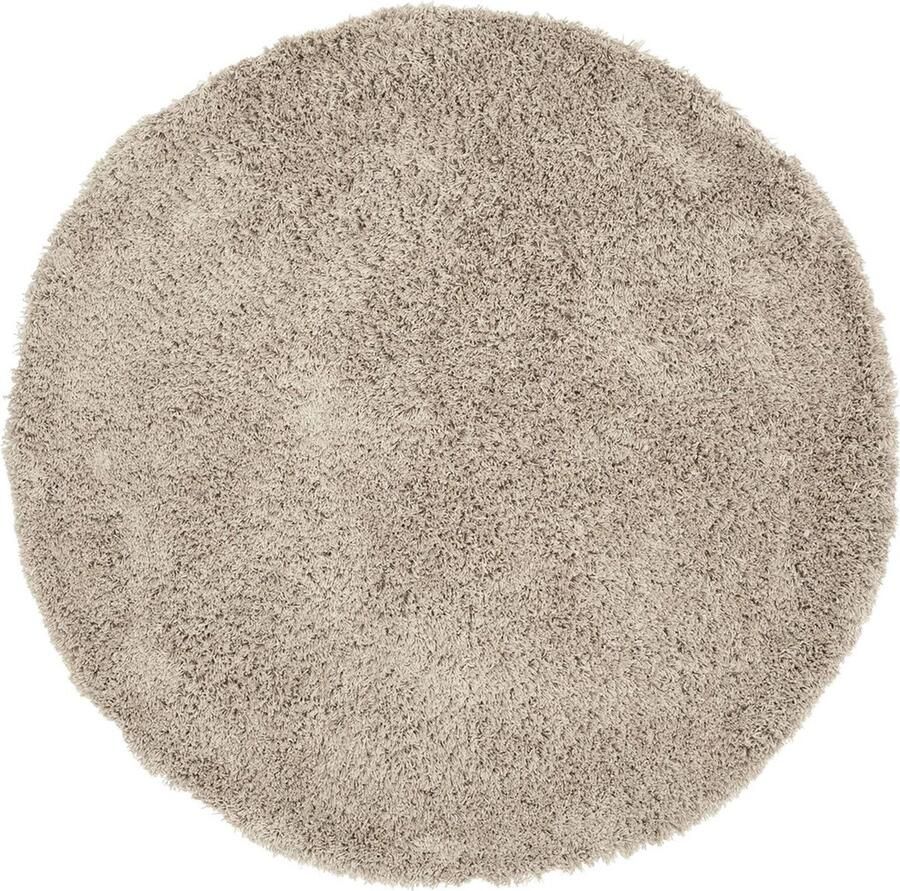 Must Living Carpet Celeste round large Ø250 cm taupe 100% polyester
