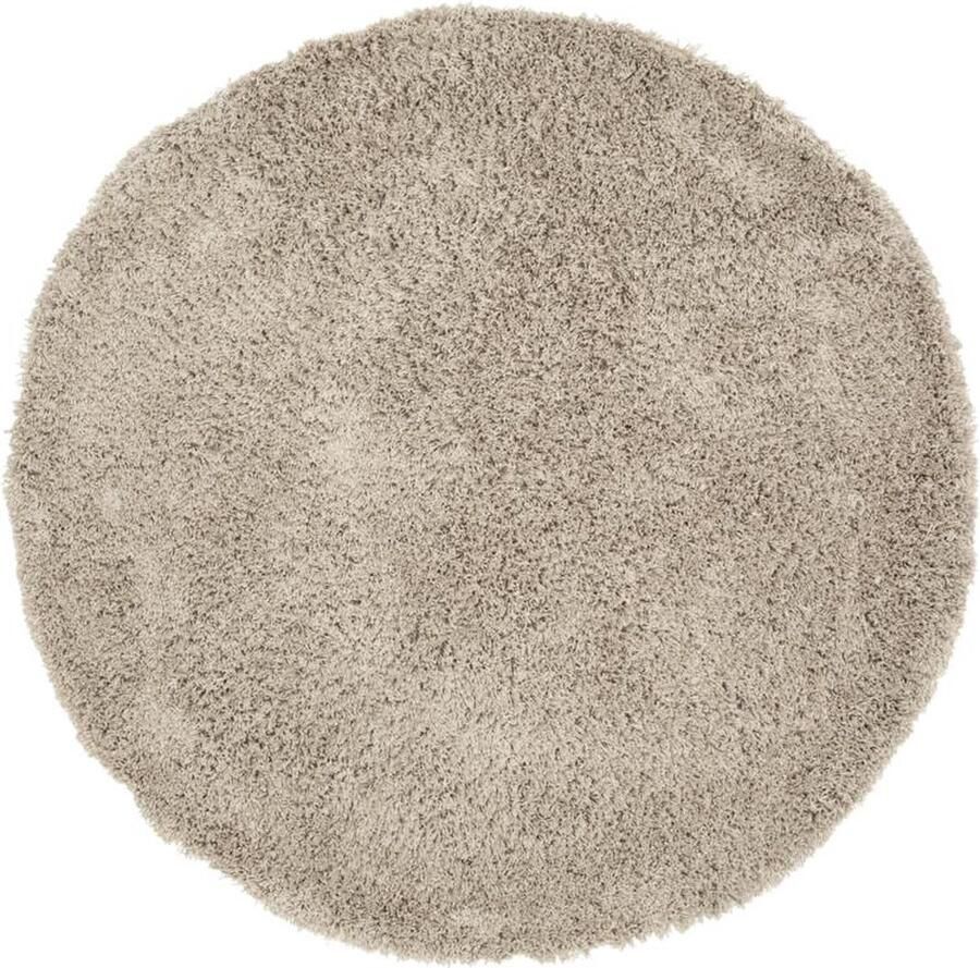 Must Living Carpet Celeste round medium Ø200 cm taupe 100% polyester