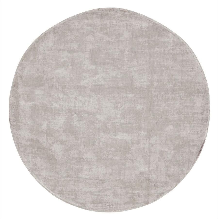 Must Living Carpet La Belle round large Ø250 cm light grey 100% viscose