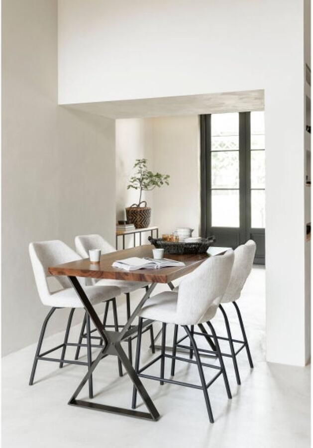 Must Living Counter chair Bloom 100x54x57 cm polaris natural seat height 65 cm - Foto 3