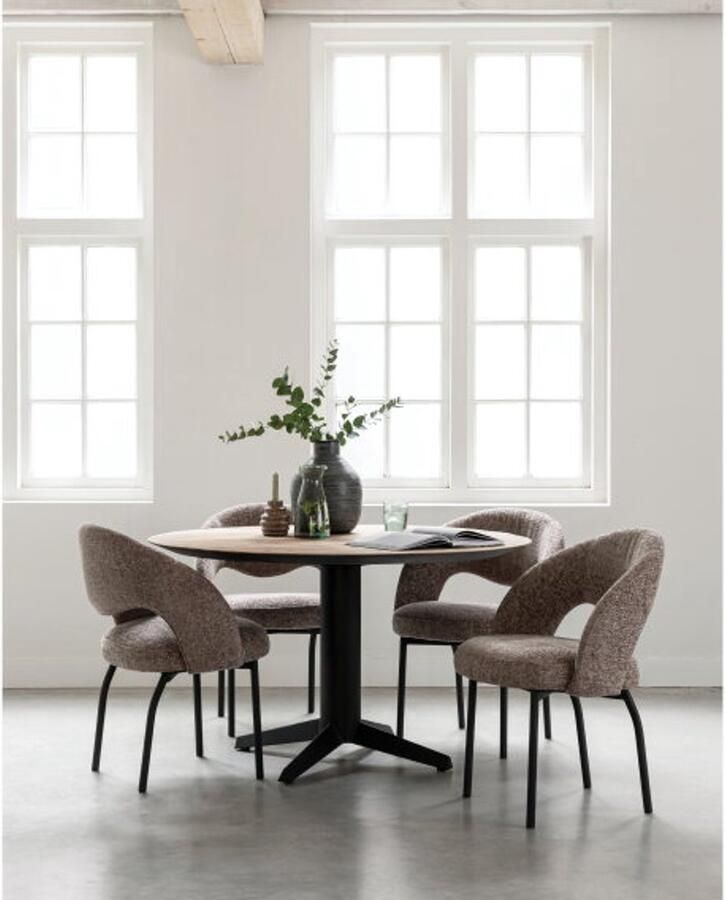 Must Living Side chair Arca 86x61x61 cm glossy brown - Foto 2