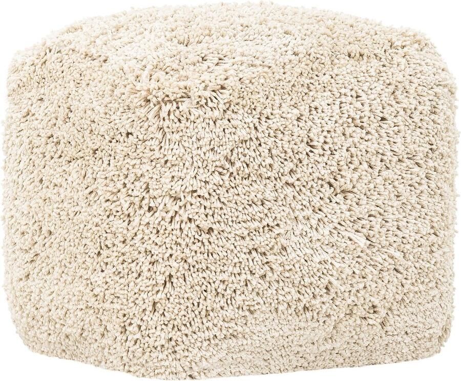 Must Living Pouf Celeste Beige 40x40x40 cm beige 100% polyester