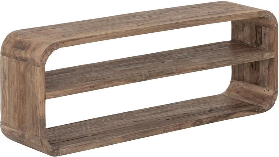 Must Living TV stand Corso small 50x140x30 cm extreme rustic teakwood