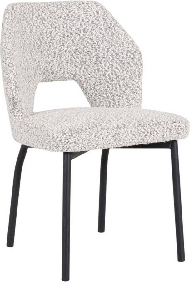 Must Living Side chair Bloom 82x54x57 cm bouclé light grey - Foto 1