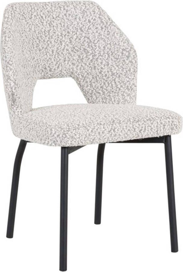 Must Living Side chair Bloom 82x54x57 cm bouclé light grey