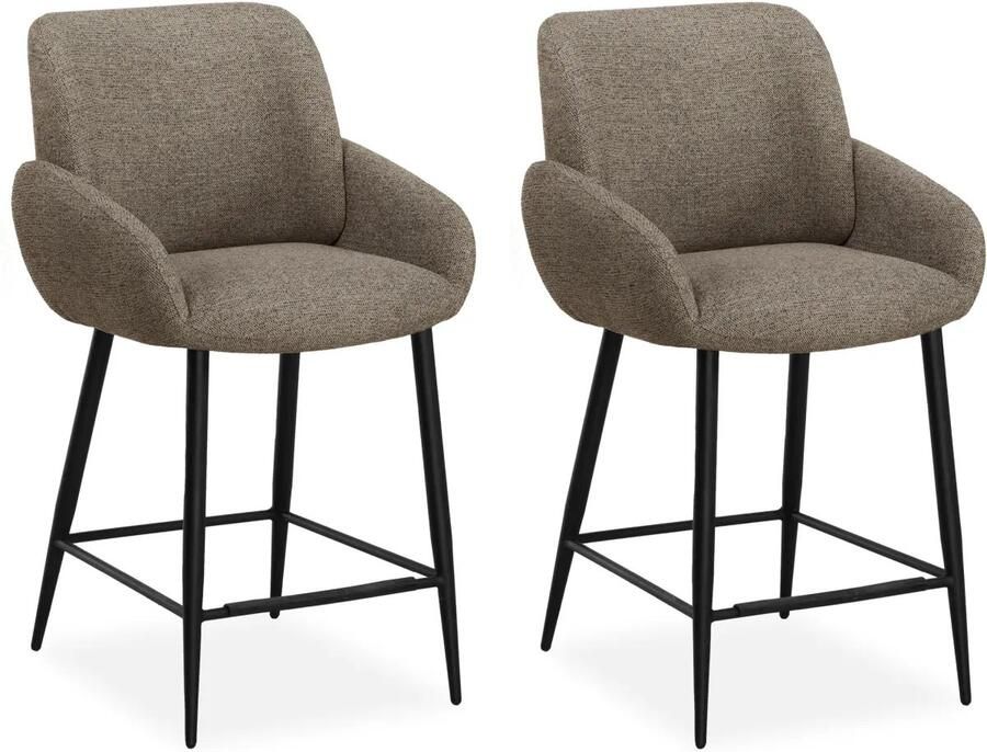 MX Sofa Barstoel Dani Natural (set van 2 stoelen)