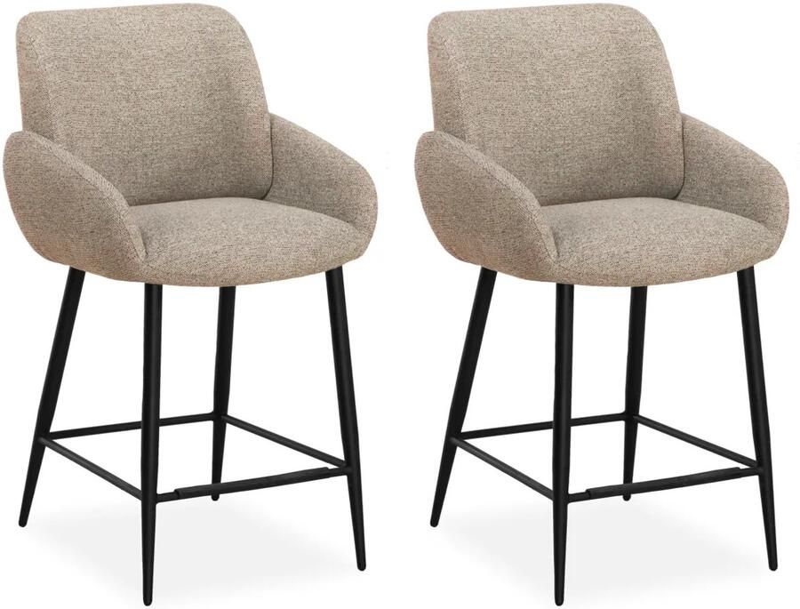 MX Sofa Barstoel Dani Liver (set van 2 stoelen)